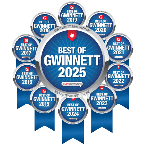 Best Of Gwinnett 2025 Winner Ribbons